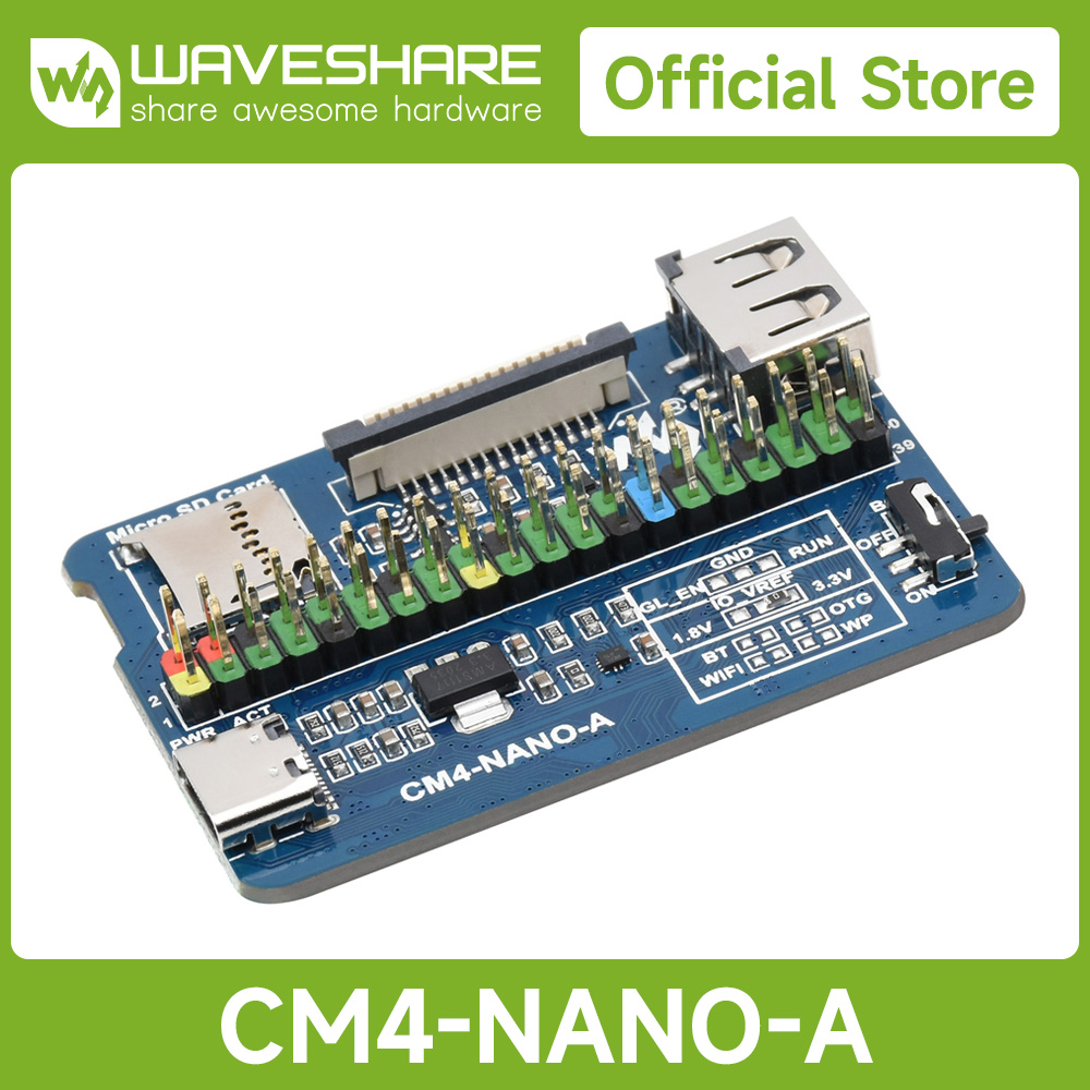 لوحة قاعدة Waveshare Nano (A)  - مراجعة Raspberry Pi 4 وسعره