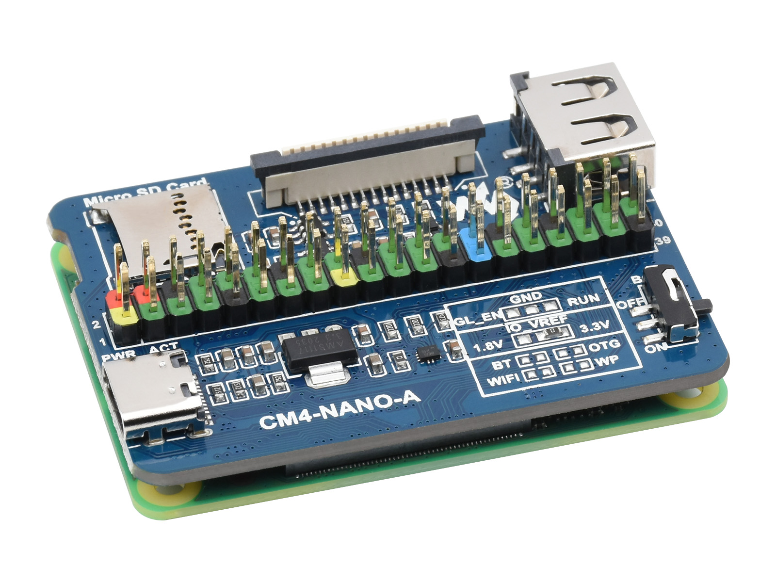 لوحة قاعدة Waveshare Nano (A)  - مراجعة Raspberry Pi 4 وسعره