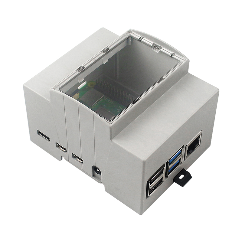 حافظة Raspberry Pi 4 ABS DIN R - مراجعة Pi 4 Case وسعره